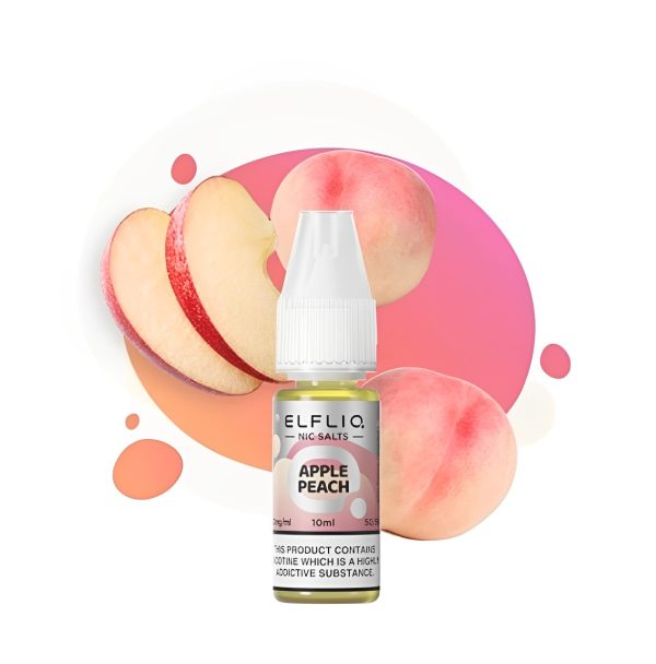 elfbar elfliq apple peach