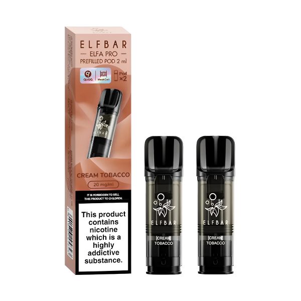 elf bar elfa cream tobacco